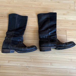 Fiorentini + Baker pull on leather boots size 7